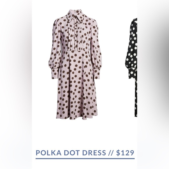 Atlantic-Pacific Halogen Fit & Flare Polka Dot Dress - Picture 2 of 3